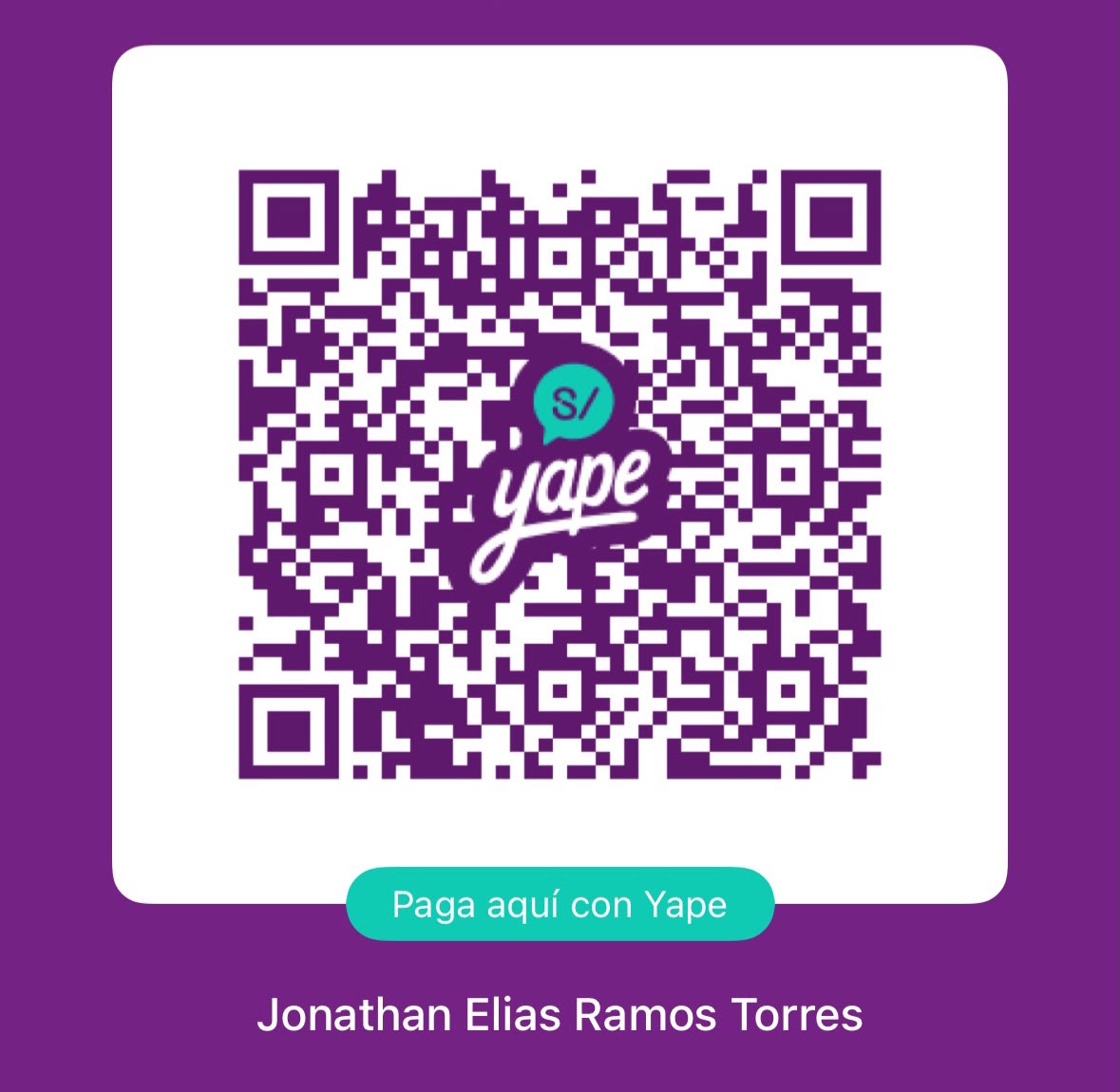 QR Yape oficial